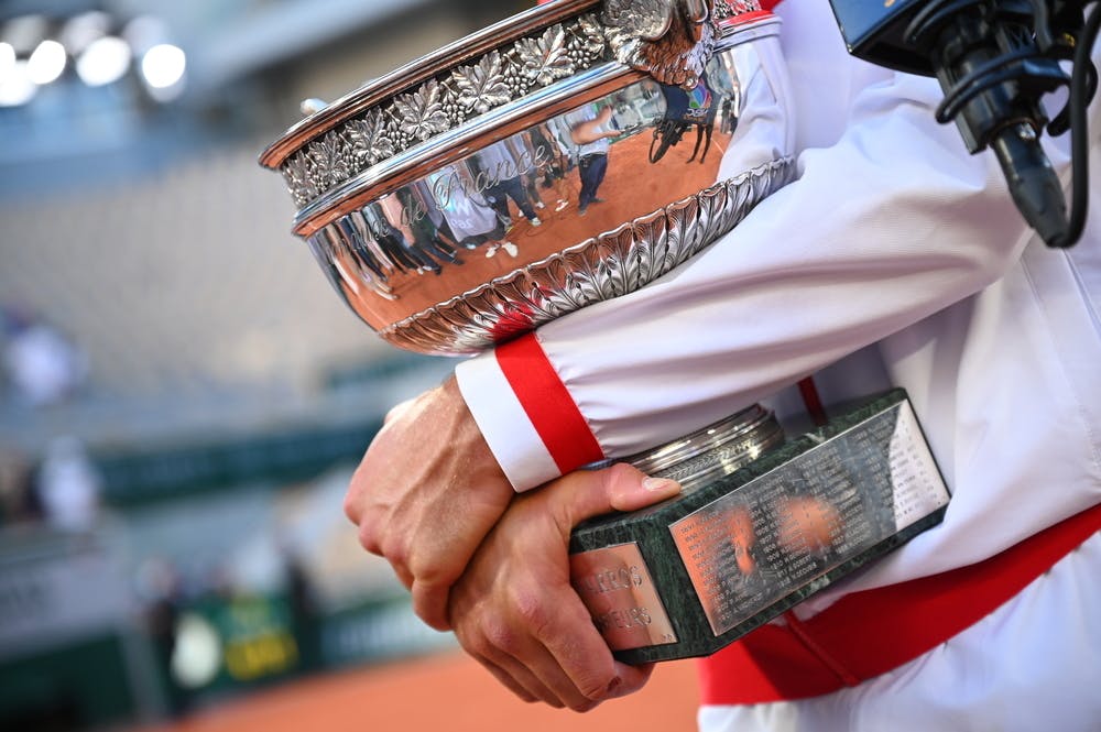 Roland-Garros 2021 trophée Djokovic