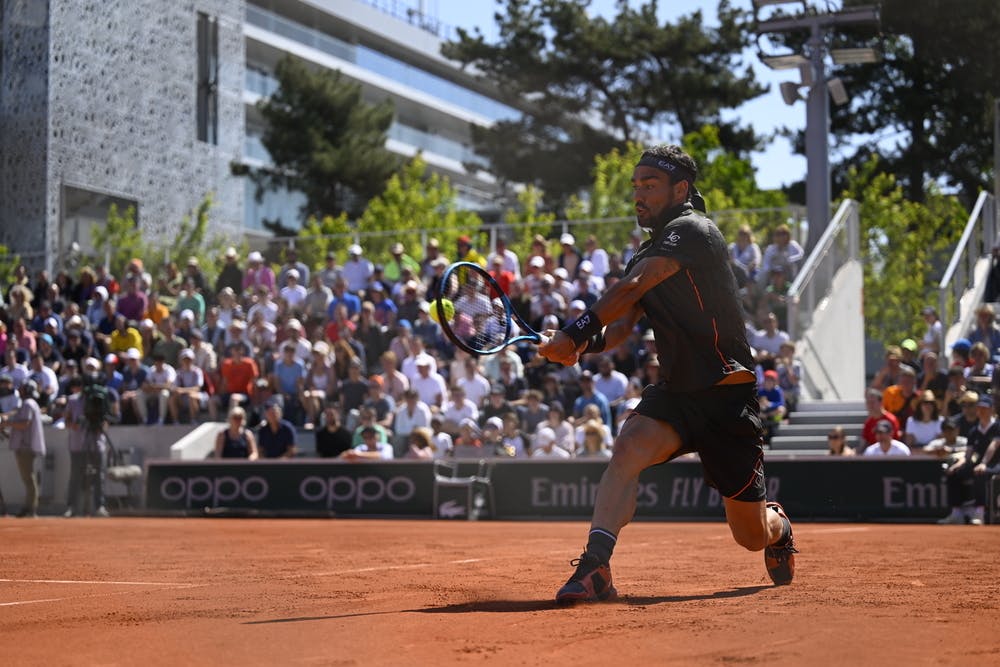 Fabio Fognini, second round, Roland-Garros 2023