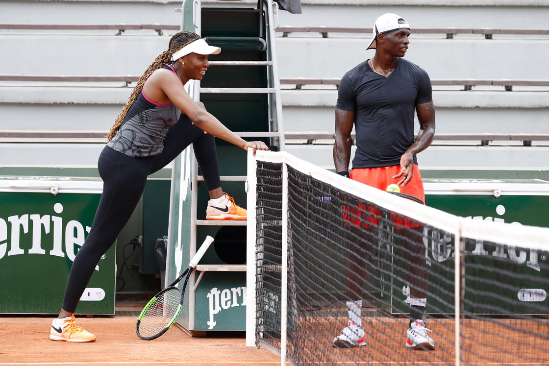 Venus Williams entraînement Roland-Garros 2018