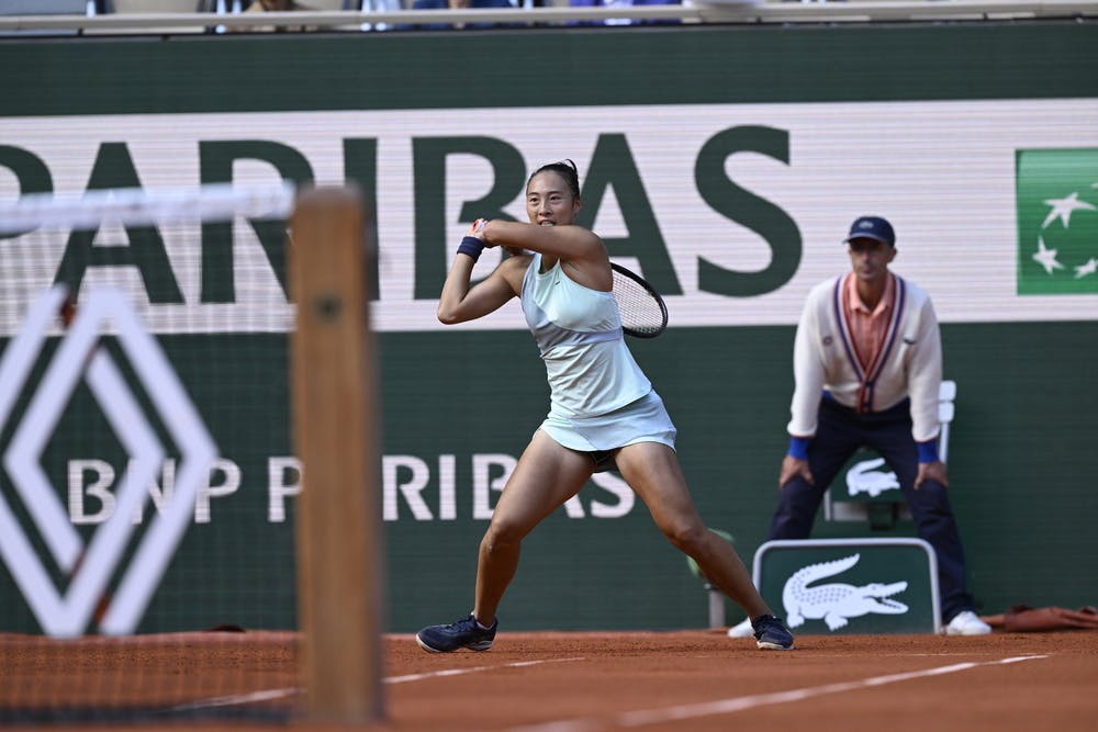 Zheng Qinwen, Roland Garros 2022, fourth round