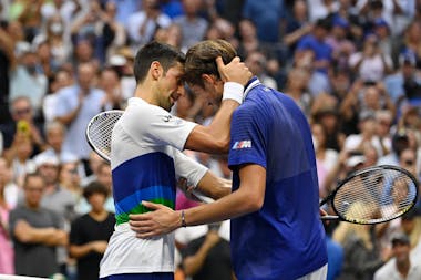 Novak Djokovic & Daniil Medvedev / Finale US Open 2021