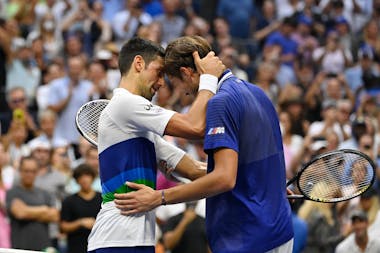 Novak Djokovic & Daniil Medvedev / Finale US Open 2021