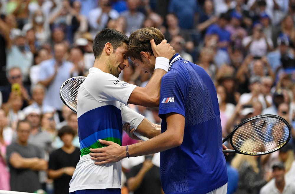 Novak Djokovic & Daniil Medvedev / Finale US Open 2021