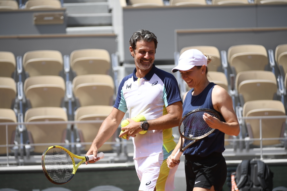 Simona Halep, entraînement, Roland-Garros 2022