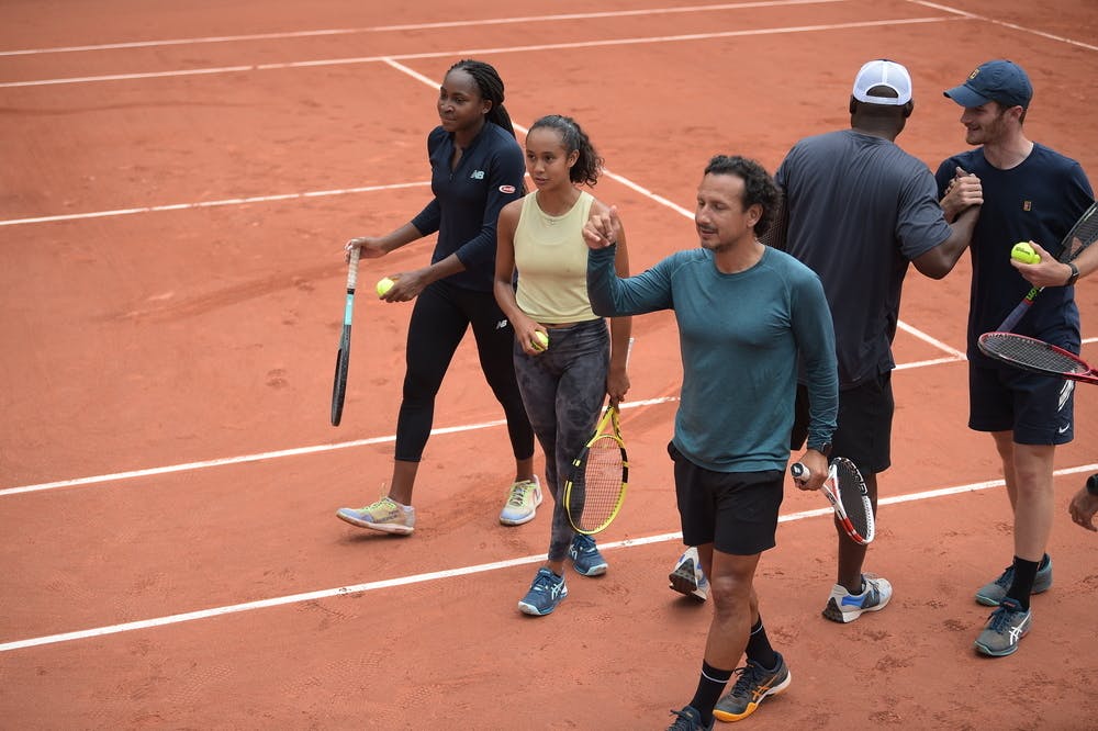Coco Gauff, Leylah Fernandez, Roland Garros 2022, practice