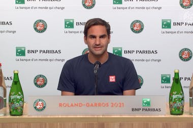 Federer conférence de presse Roland-Garros 2021