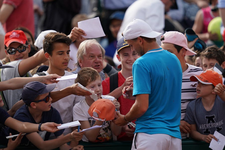 Autographs at Roland-Garros qualifying