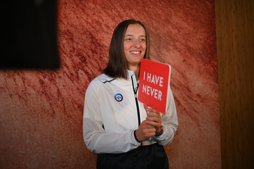 Iga Swiatek, media day, Roland-Garros 2023