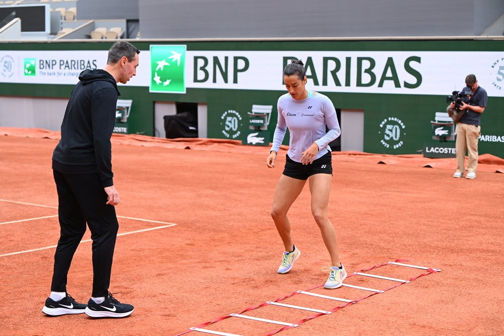 Caroline Garcia, Roland-Garros 2023, practice