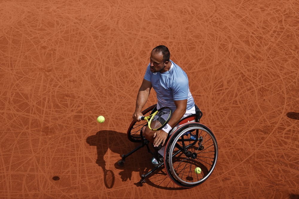 Tom Egberink, tennis-fauteuil, premier tour, messieurs, Roland-Garros 2022