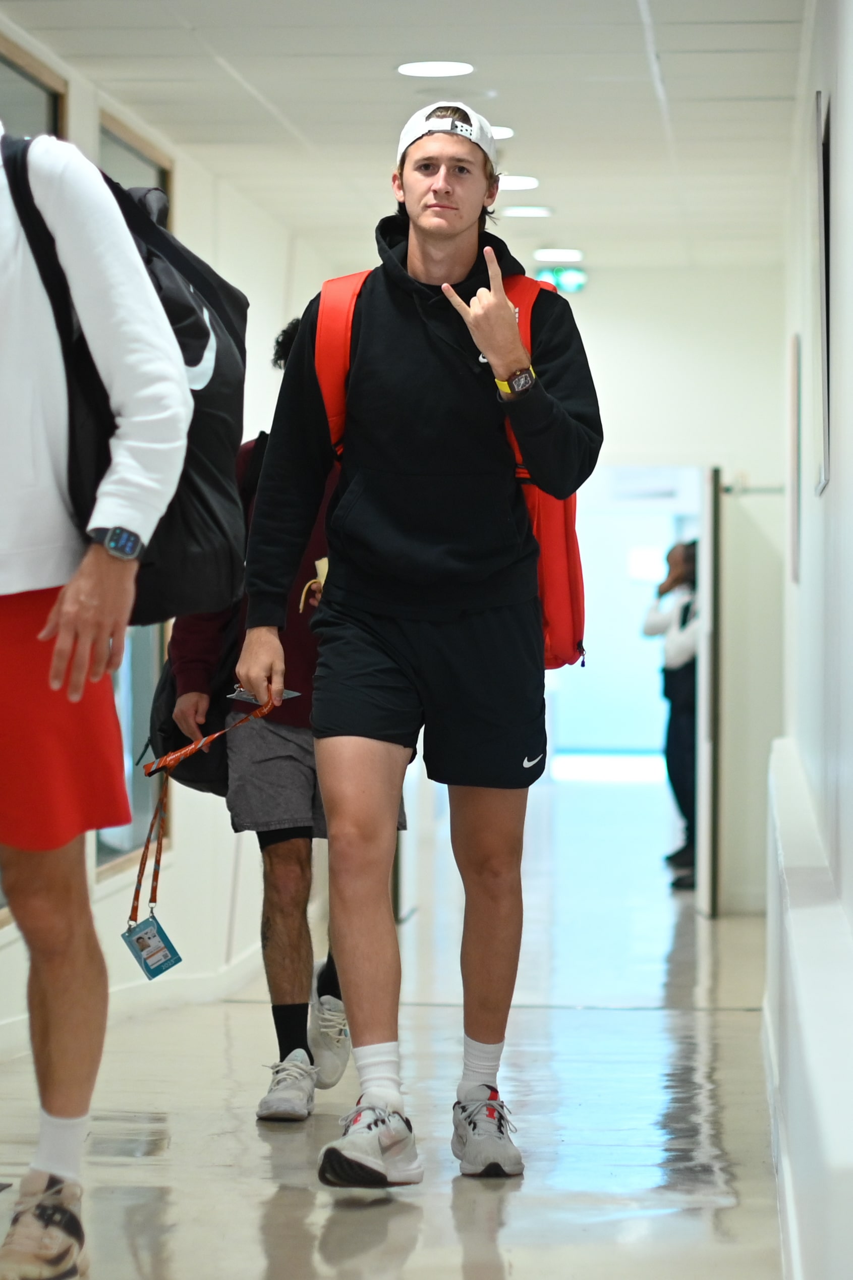 Sebastian Korda en coulisses