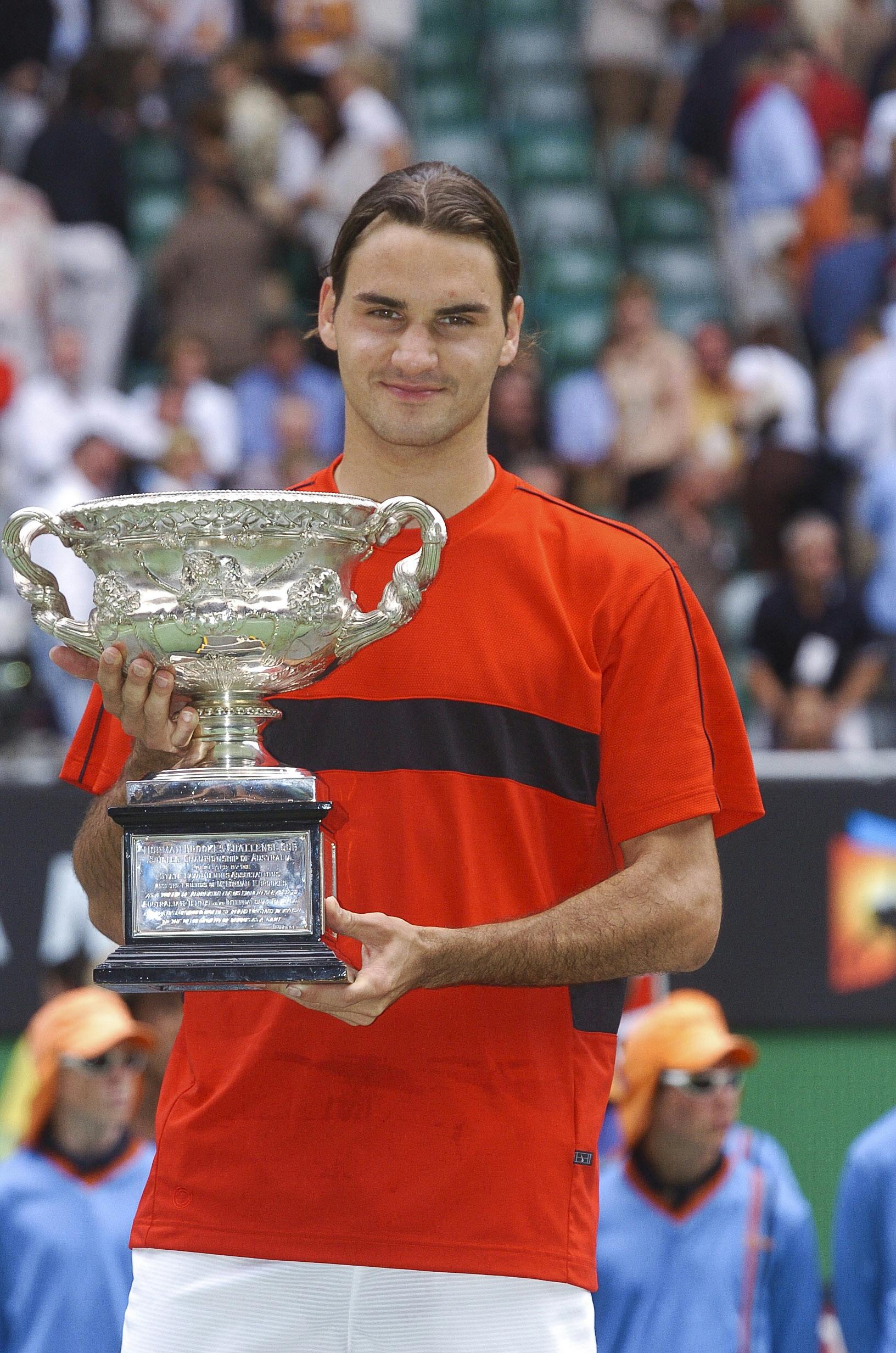Roger Federer / Open d'Australie 2004