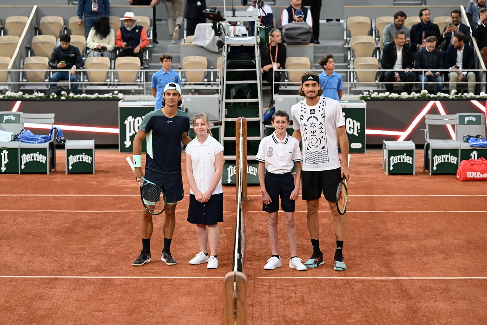 Lorenzo Musetti et Stefanos Tsitsipas / Premier tour Roland-Garros 2022