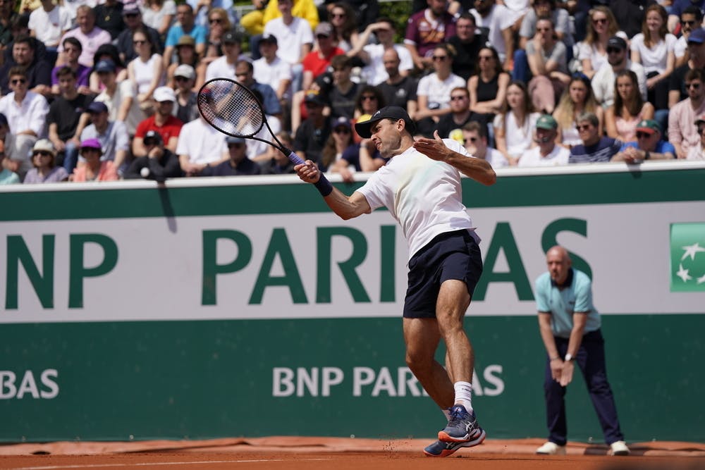 Aslan Karatsev, 1er tour, qualifications, Roland-Garros