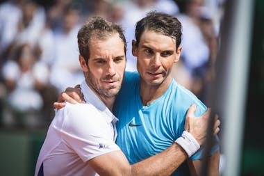 Richard Gasquet et Rafael Nadal / Roland-Garros 2018