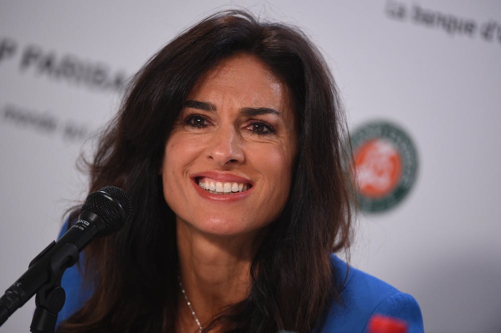 Gabriela Sabatini press conference Roland Garros 2019