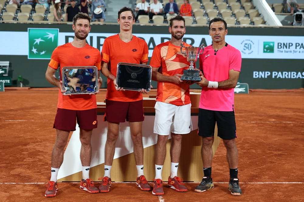 Sander Gille, Joran Vliegen, Ivan Dodig, Austin Krajicek, finale, double messieurs, Roland-Garros 2023  