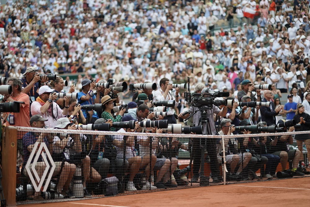 Photographers, Roland-Garros 2023, women's singles final