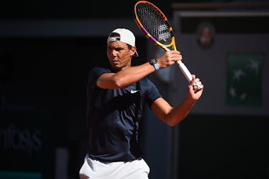 Rafael Nadal Roland Garros 2021 practice