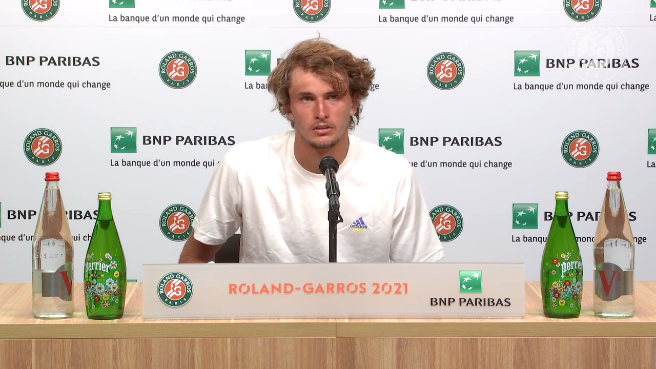 Conférence de presse Alexander Zverev / Demi-finales Roland-Garros 2021