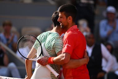 Carlos Alcaraz et Novak Djokovic / Demi-finales Roland-Garros 2023