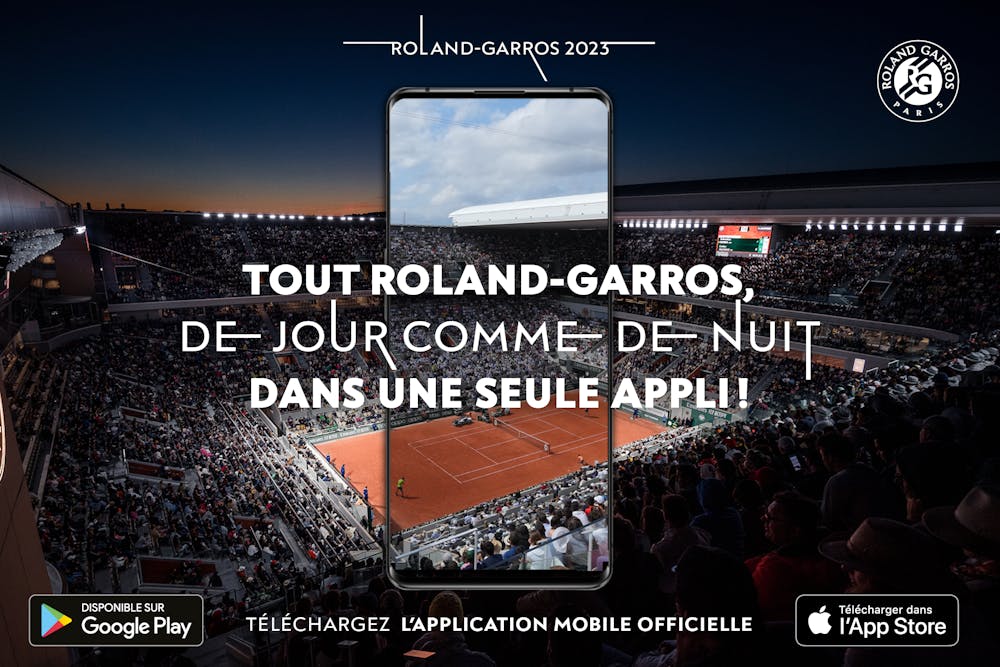 Application Roland-Garros 2023