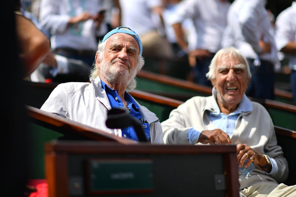 Jean-Paul Belmondo et Charles Gérard Roland-Garros 2018