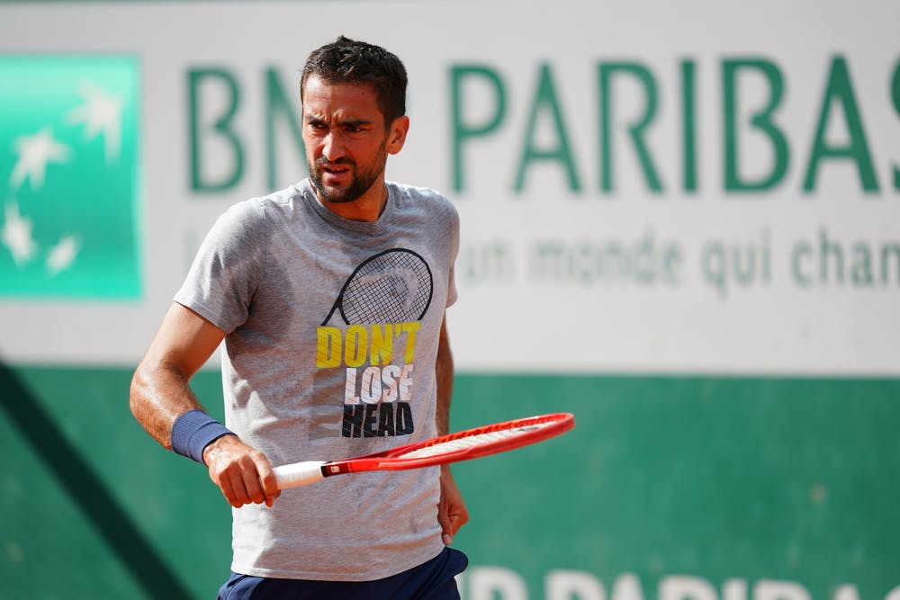 Marin Cilic, Roland Garros 2021, practice