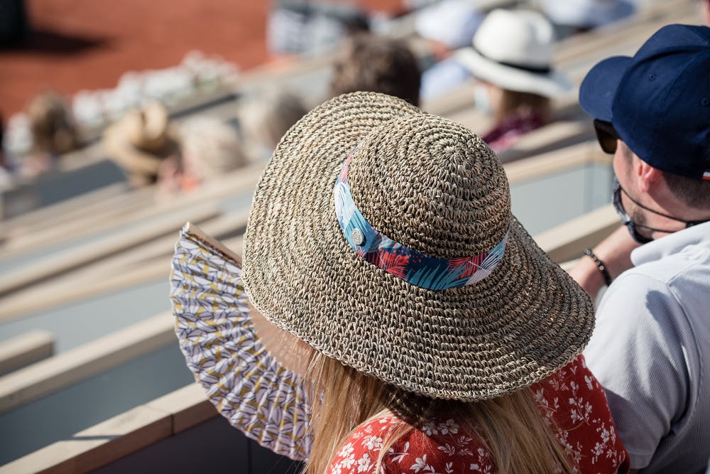 Looks spectateurs Roland-Garros