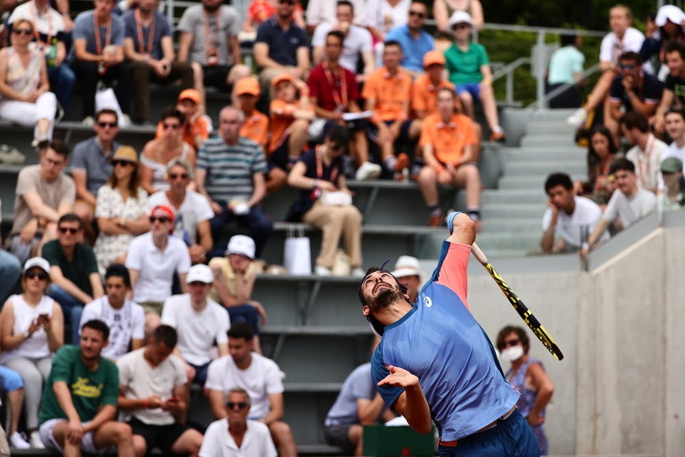Giulio Zeppieri, 3e tour, qualifications, Roland-Garros 2022