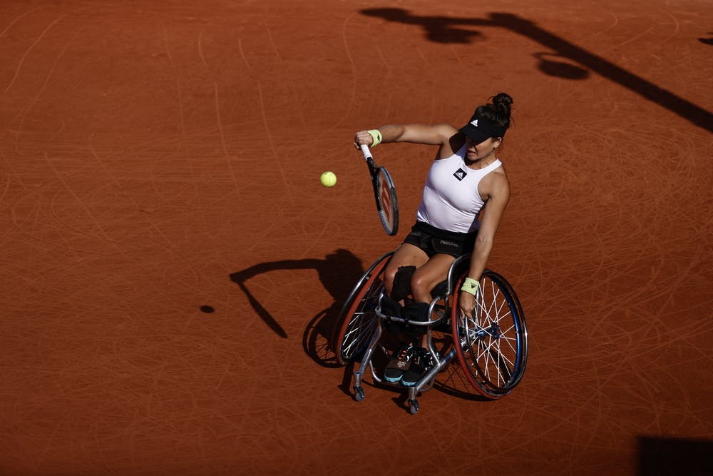 Dana Mathewson, premier tour, tennis fauteuil, simple dames, Roland-Garros 2022