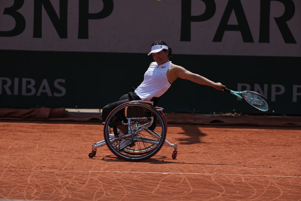 Zhu Zhenzhen, first round, women's wheelchair singles, Roland-Garros 2023