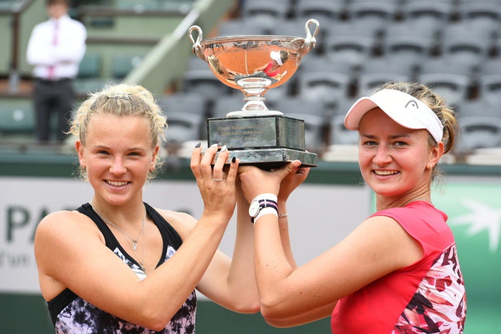 Katerina Siniakova Barbora Krejcikova Roland-Garros 2018.