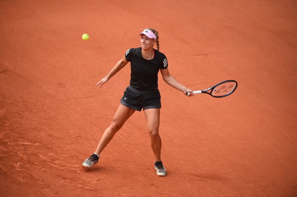 Angelique Kerber, Roland-Garros 2020, practice