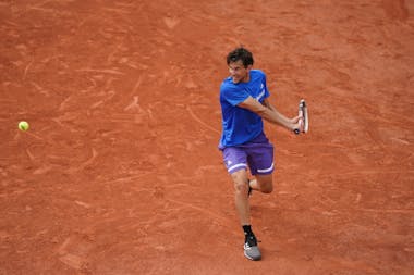 Dominic Thiem, Roland Garros 2021, practice