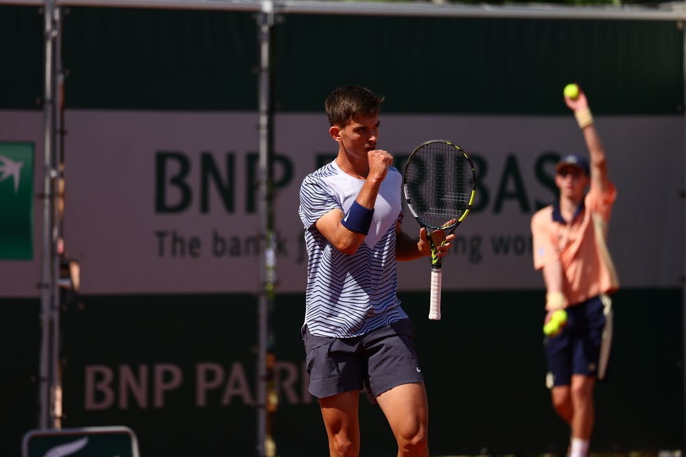 Dino Prizmic, quarter-final, boys' singles, Roland-Garros 2023