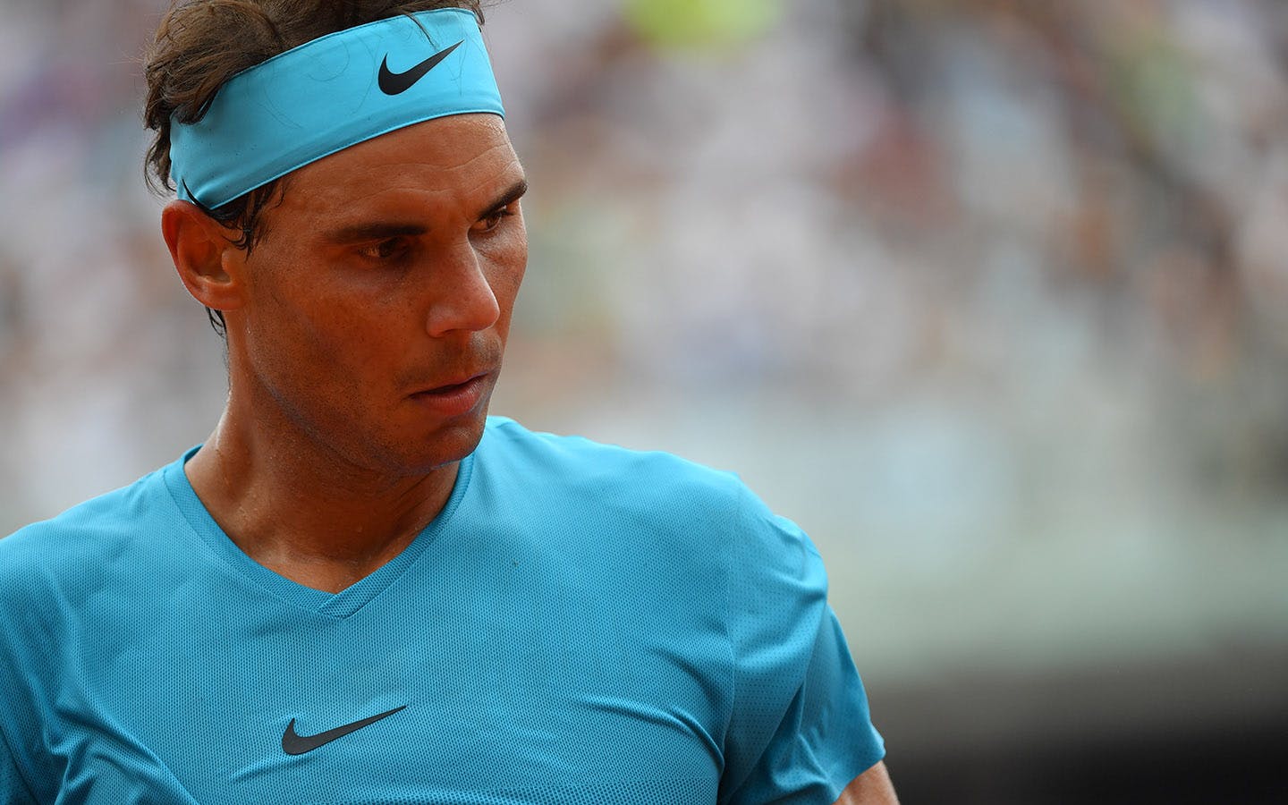 Rafael Nadal lors de la finale, Roland-Garros 2018
