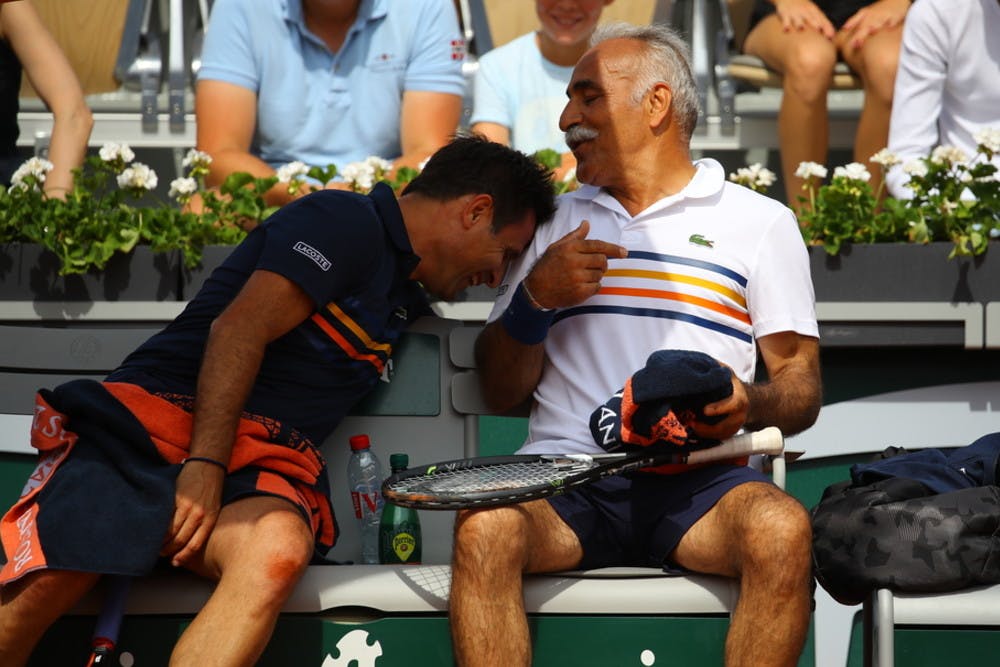 Fabrice Santoro et Mansour Bahrami Trophée des Légendes Roland-Garros 2018