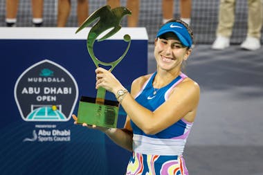 Belinda Bencic, Mubadala Abu Dhabi Open 2023, trophy