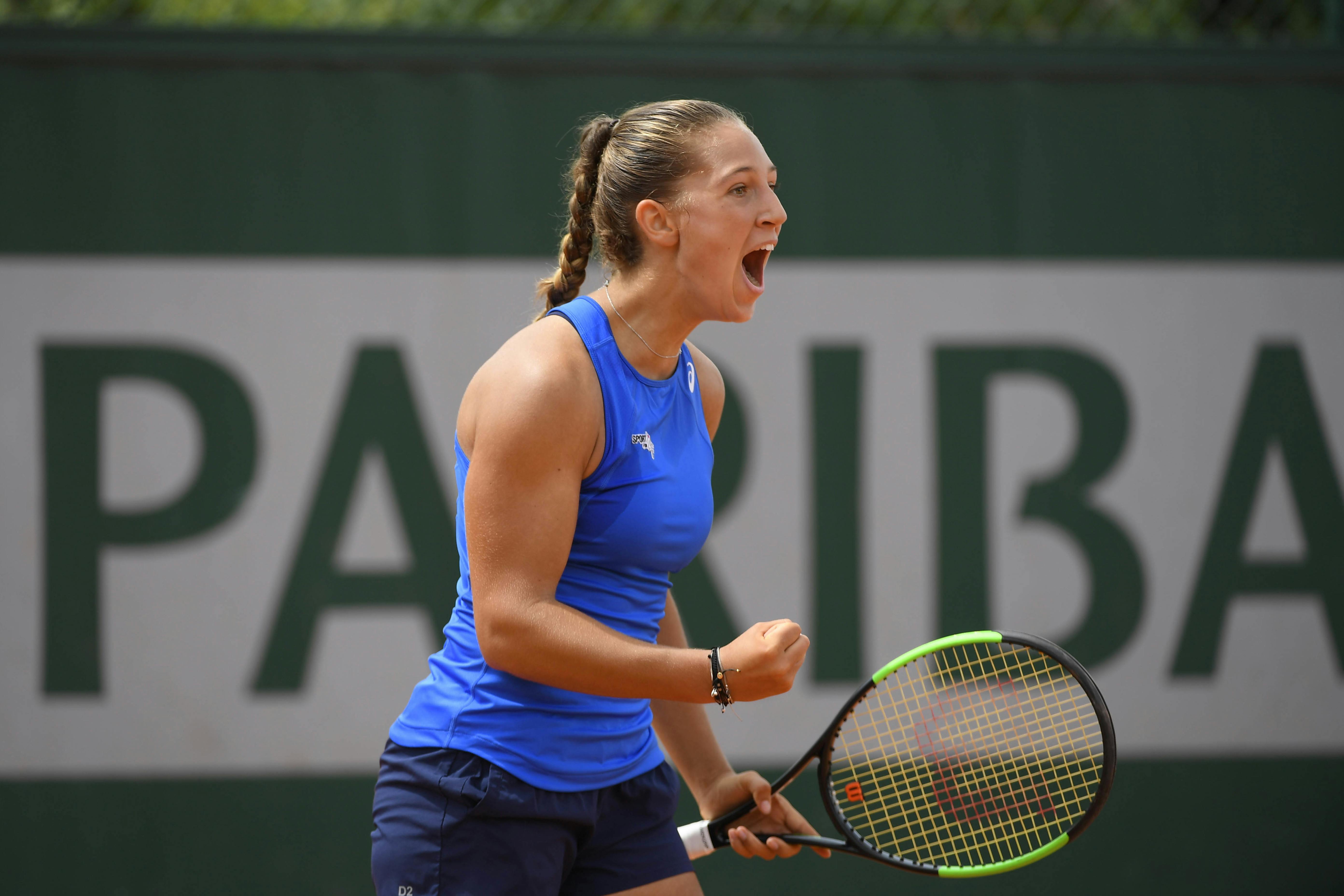 Diane Parry Roland-Garros 2019 première victoire