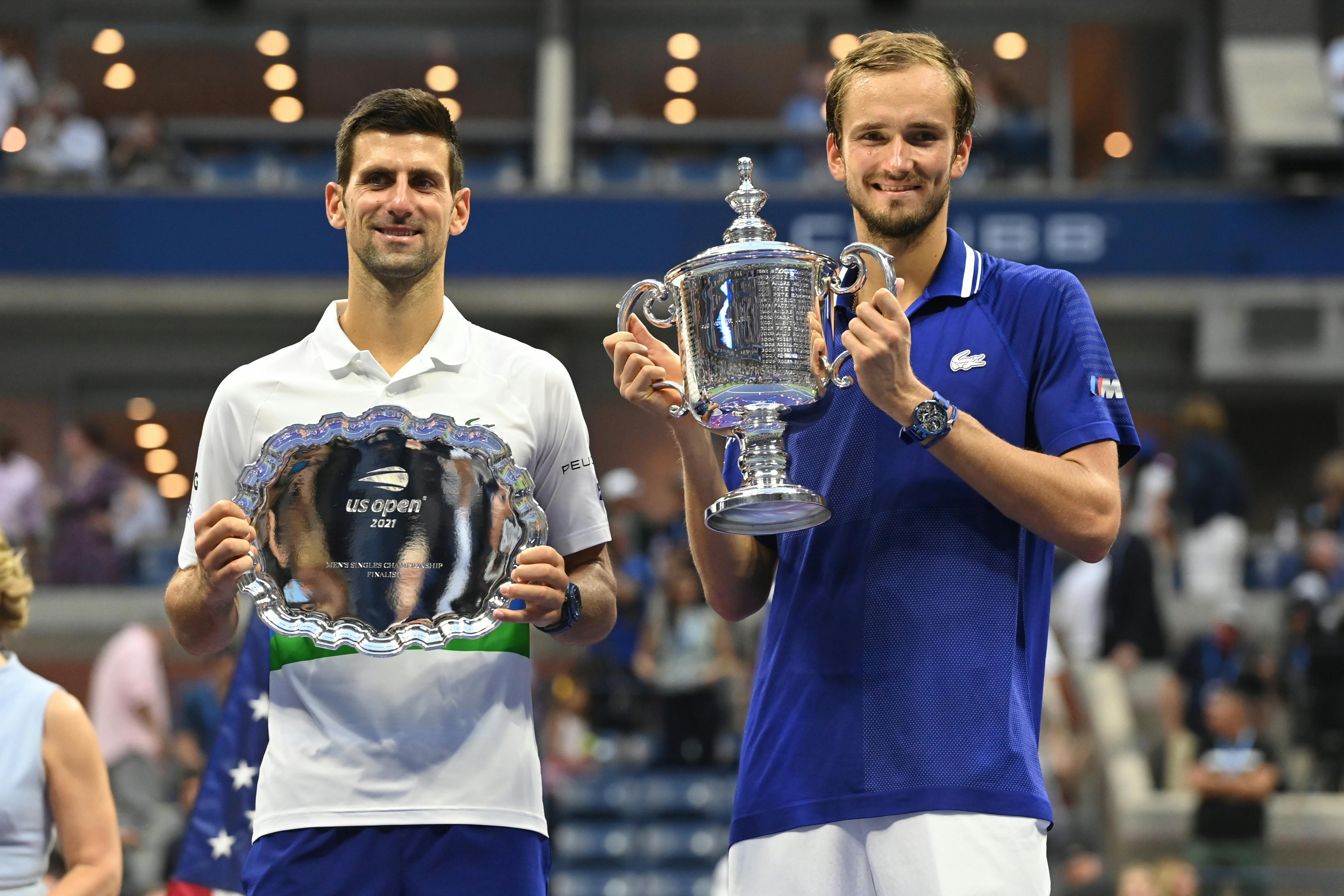 Daniil Medvedev & Novak Djokovic / US Open 2021 