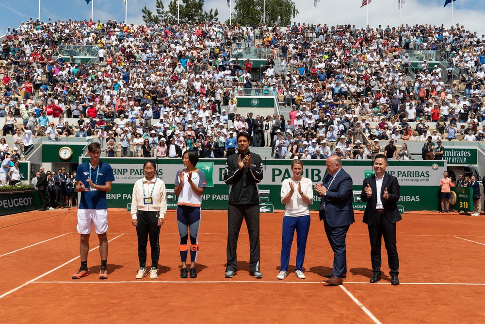 Marcelo Melo and Justine Henin Juniors Wild card series at Roland-Garros 2019