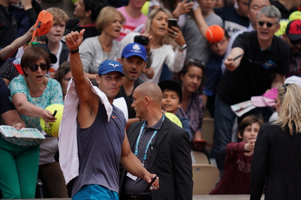 Rafael Nadal / Entraînement Roland-Garros 2019