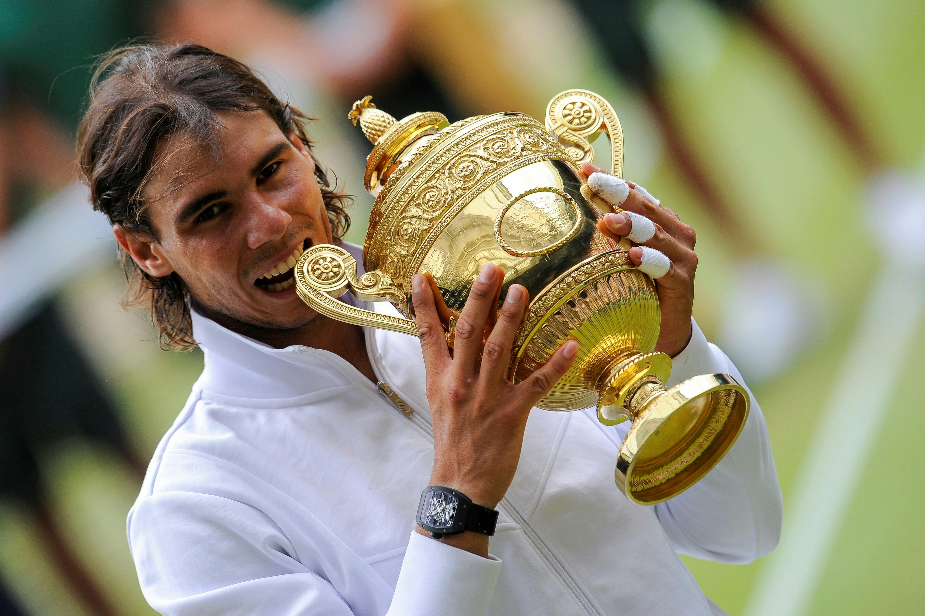 Rafael Nadal / Remise de prix - Wimbledon 2010