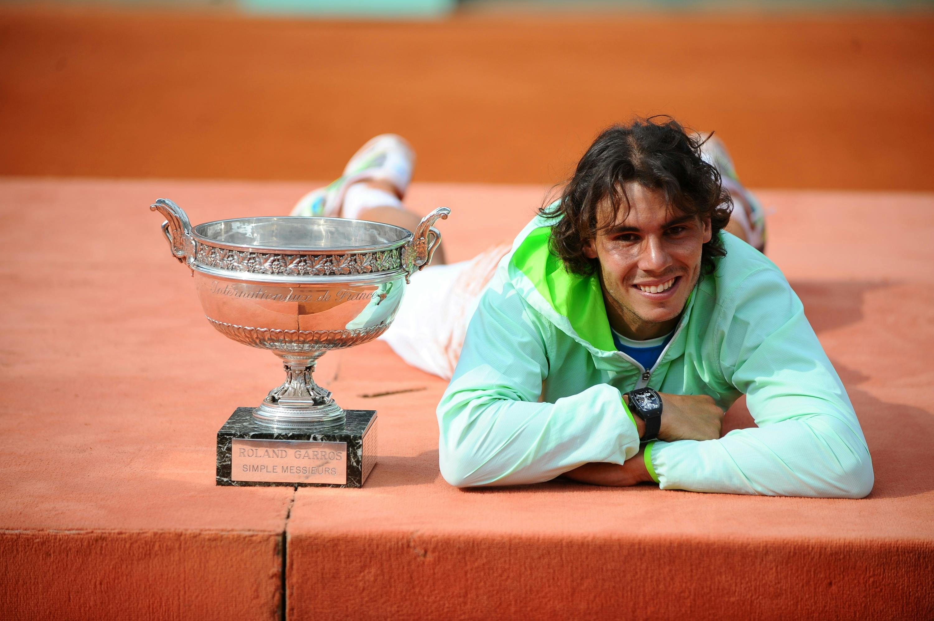 Rafael Nadal / Remise de prix Roland-Garros 2010