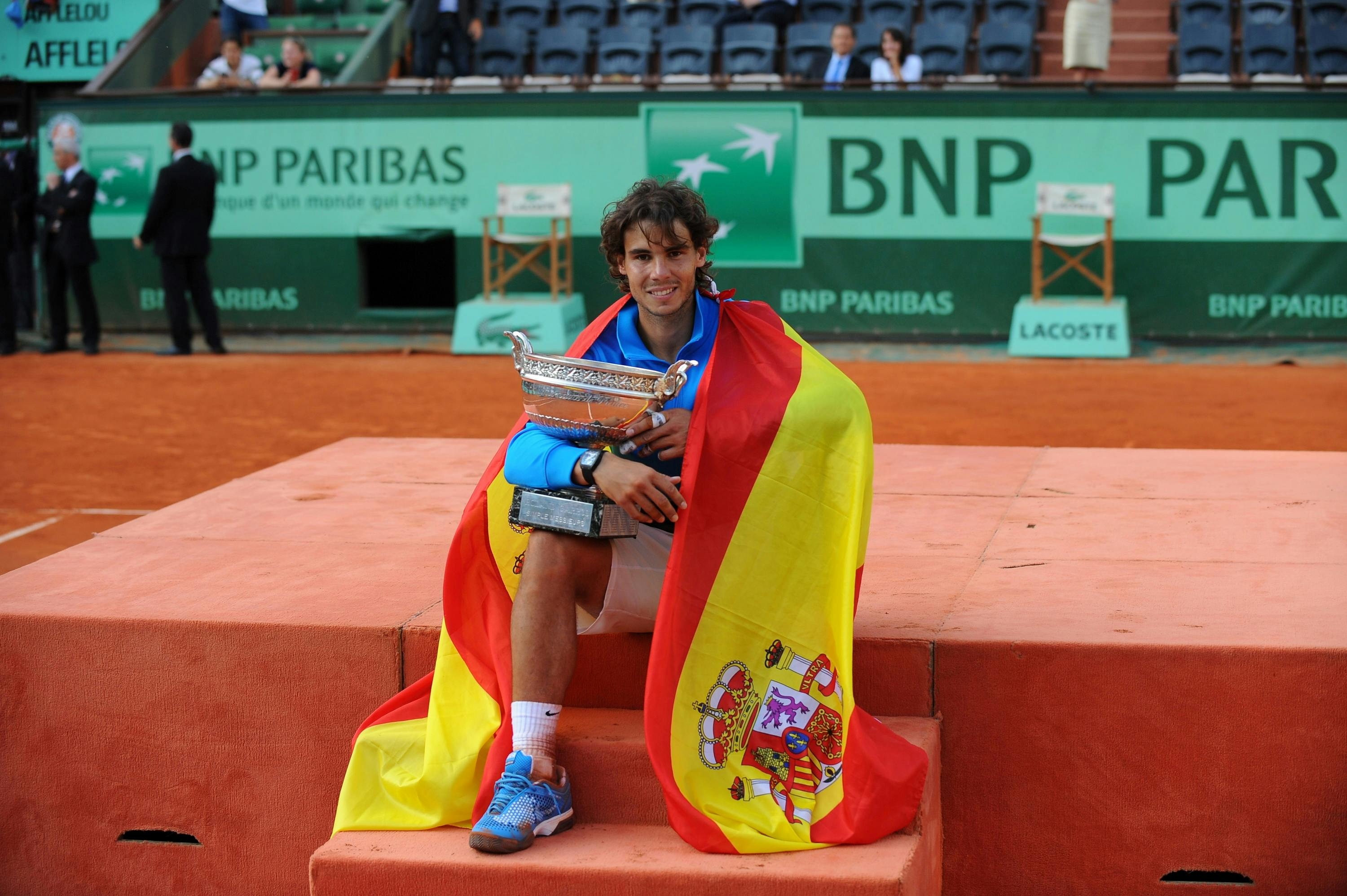 Rafael Nadal / Remise de prix Roland-Garros 2011