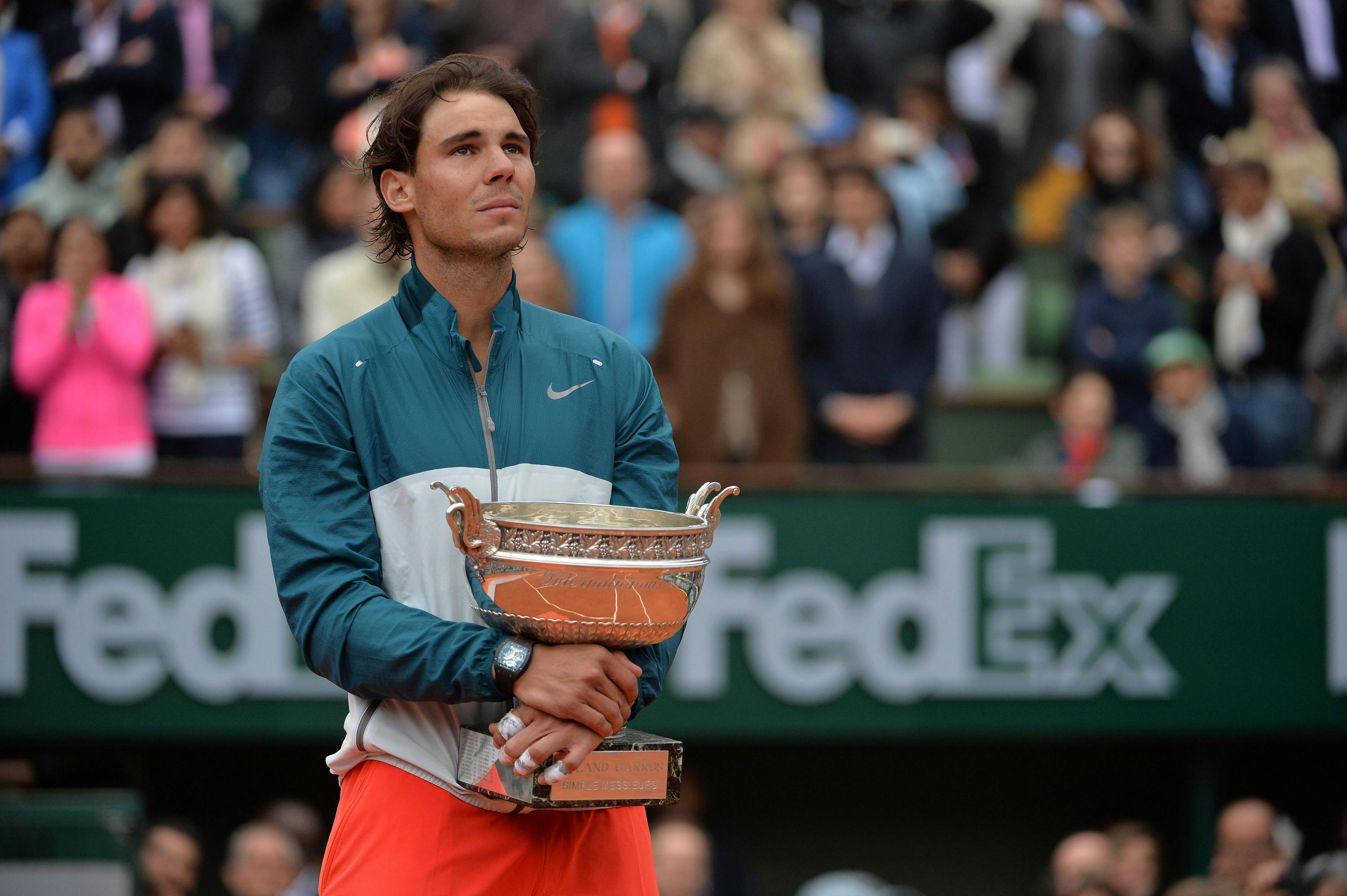 Rafael Nadal / Remise de prix Roland-Garros 2013