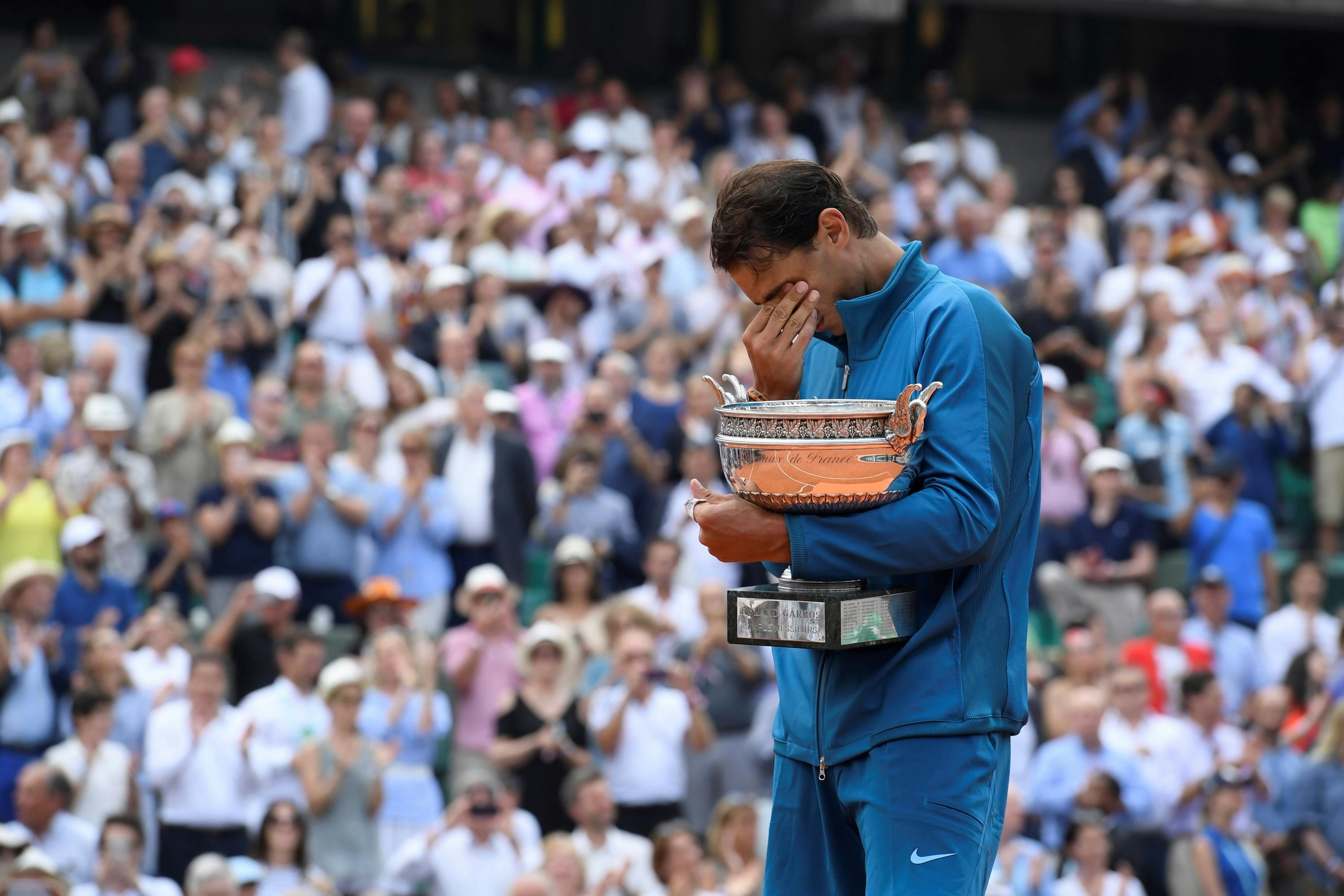 Rafael Nadal / Remise de prix Roland-Garros 2018