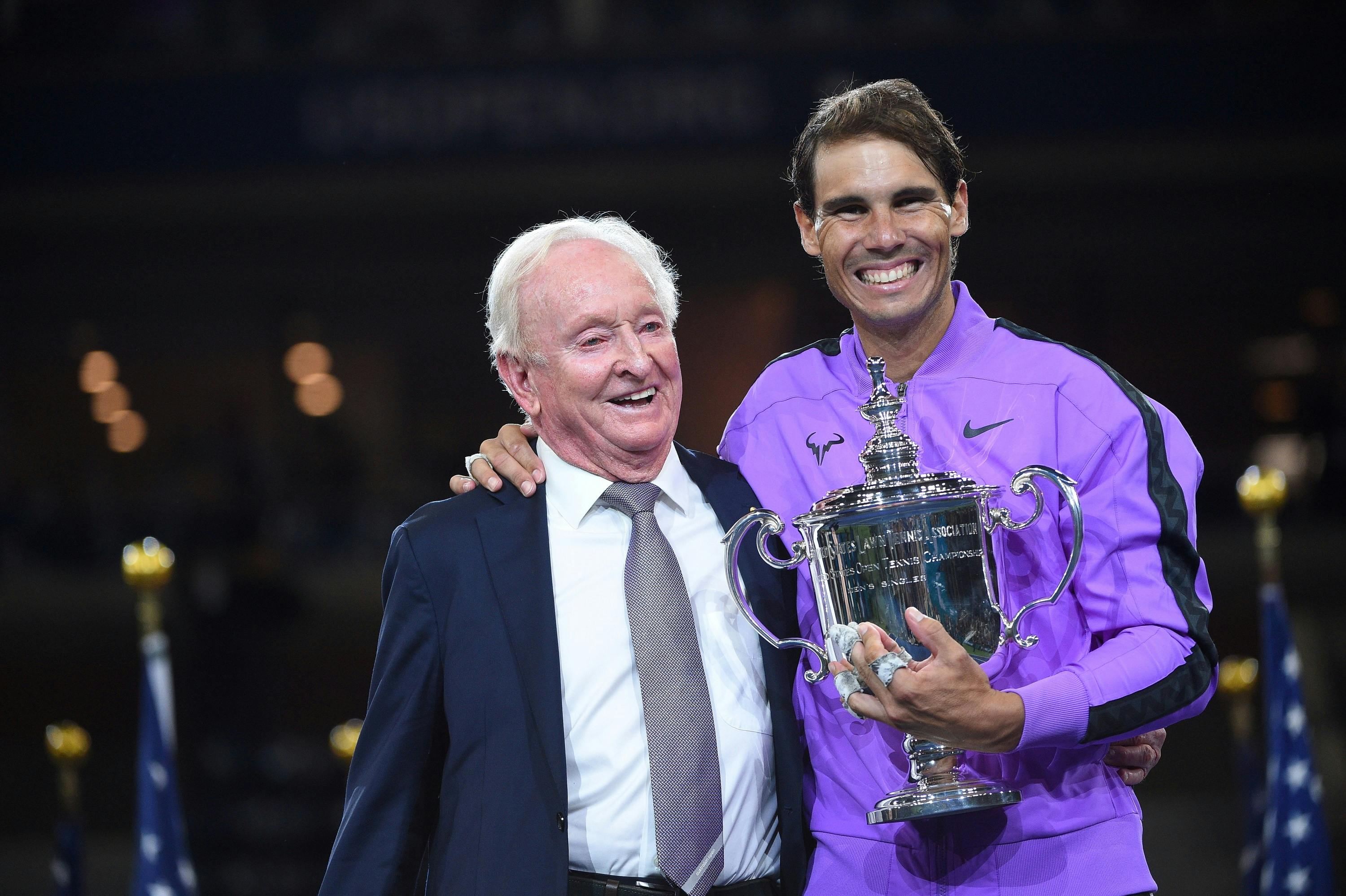 Rod Laver & Rafael Nadal / Remise de prix US Open 2019