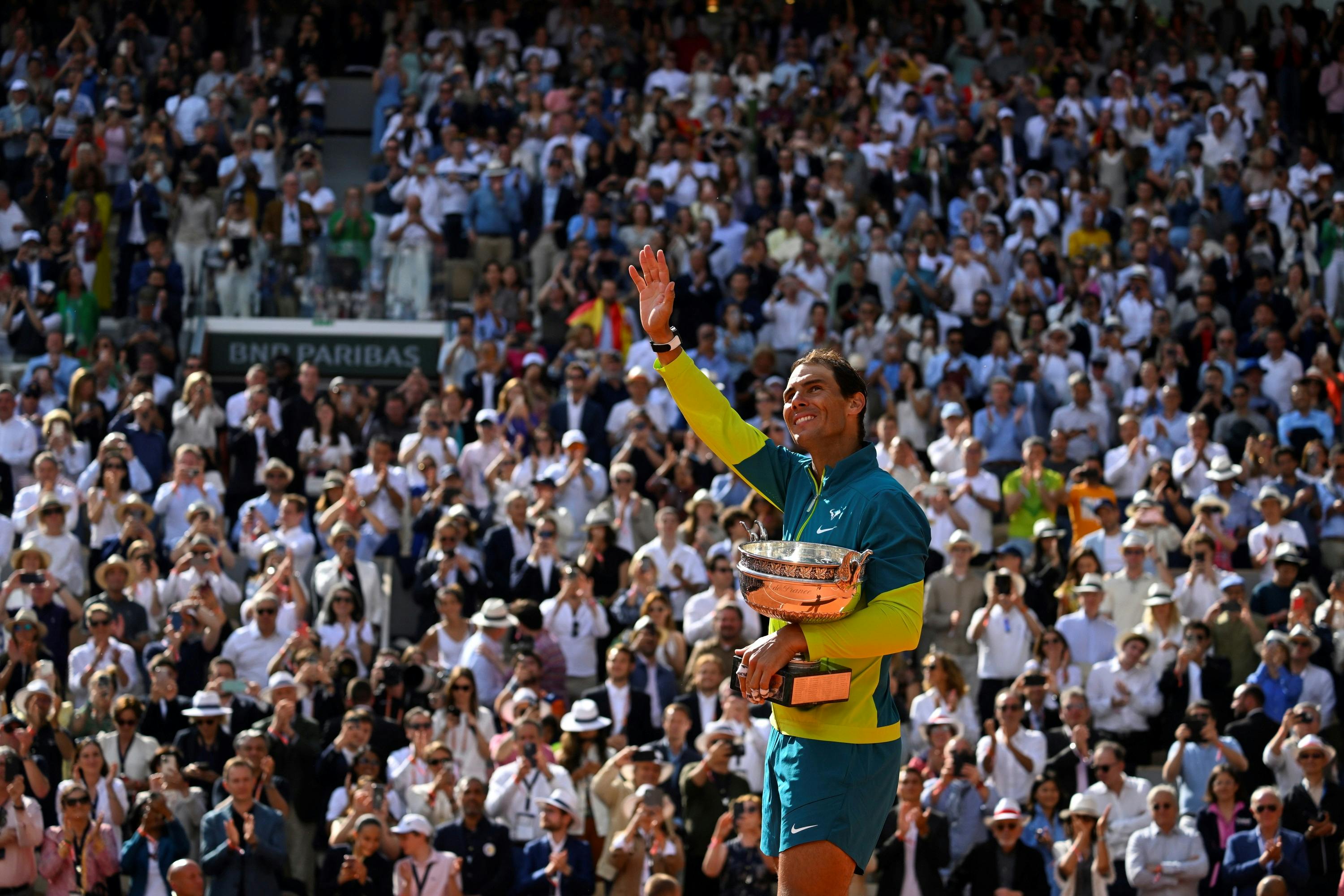 Rafael Nadal / Remise de prix Roland-Garros 2022